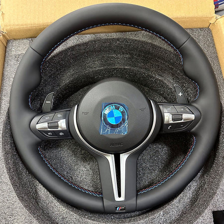 High Quality Leather Steering Wheel for BMW F30 F32 F10 F20 F07 F01 E46 E60 E90 M3 M5 M7 steering wheel-BMW-TT-ABC