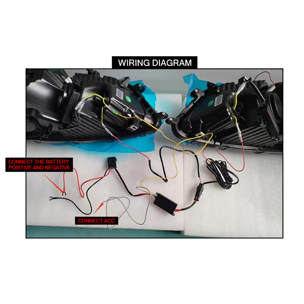 amht 4点おまとめ LEDヘッドライト2008-2012ホンダアコードMK8 DRLシーケンシャルターン