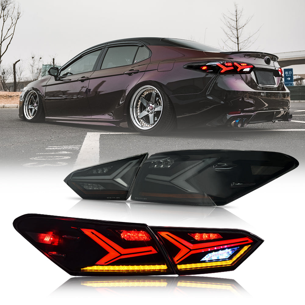 LED Tail Light For 8th Gen Toyota Camry 2018-2024 LE/SE/XLE/XSE/TRD Tail lights Assembly-Toyota-TT-ABC