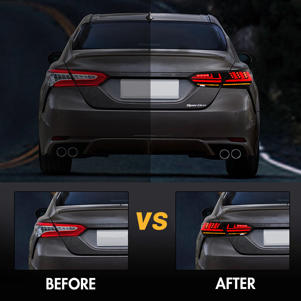 TT-ABC - 2018-2022 Toyota Camry LED Tail Lights SE XSE LE Lexus Style-Toyota-TT-ABC-TT-ABC