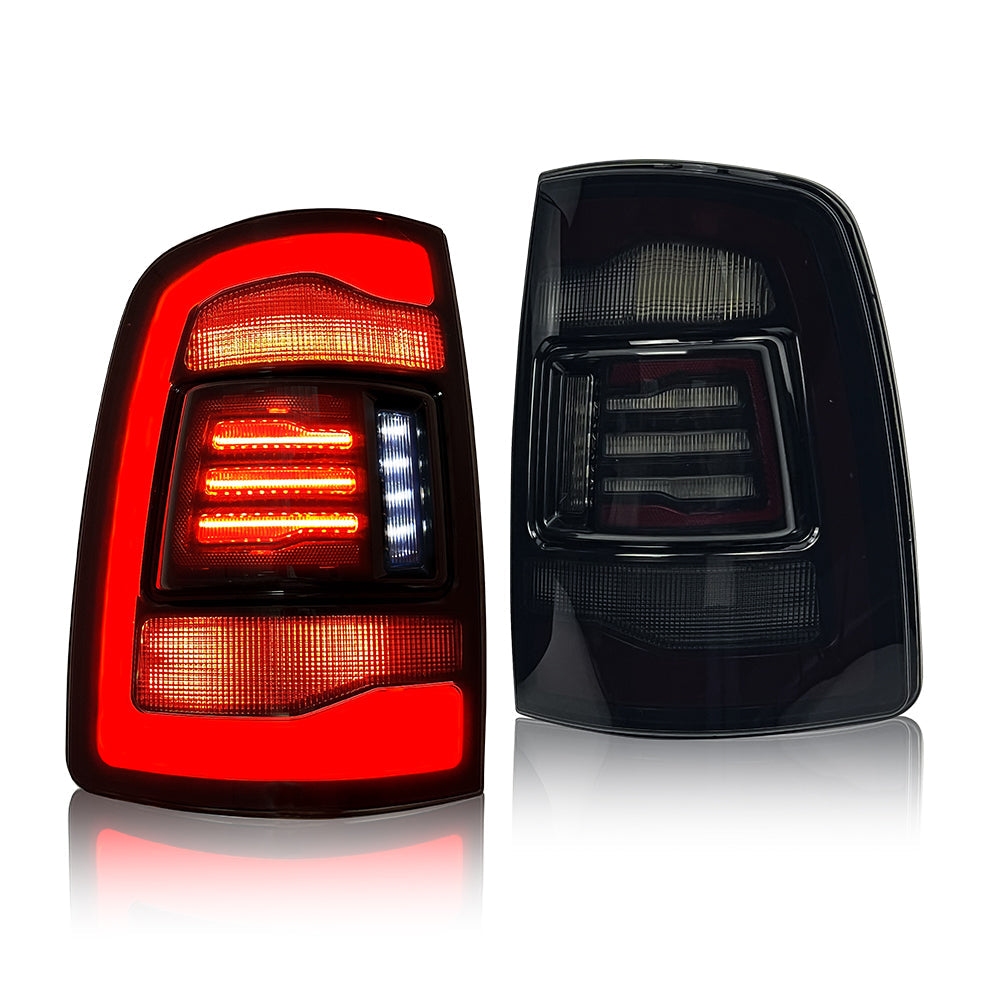 Led Tail Lights Assembly For 2009-2018 Dodge Ram 1500,2013-2018 Ram 1500 2500 Smoked Lens-Dodge-TT-ABC