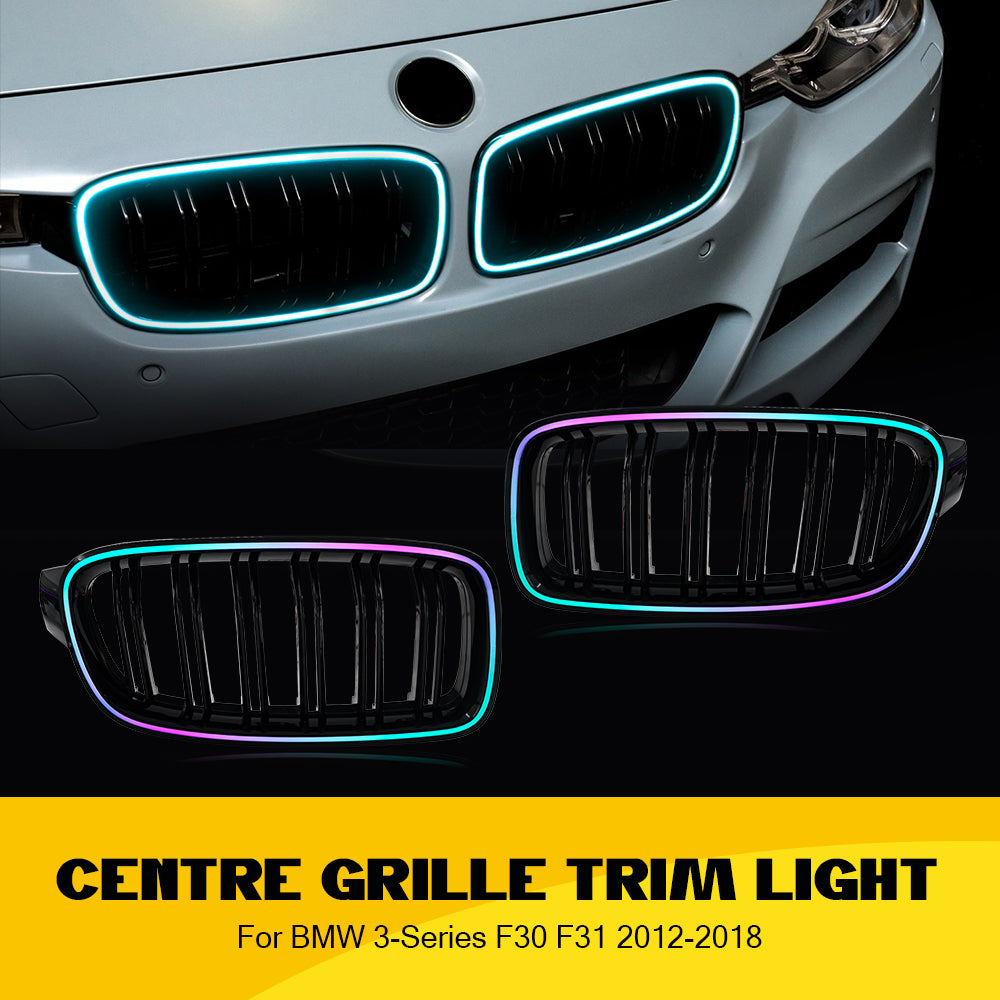 Modified front grille RGB lights for 2013-2018 BMW 3 series M3/F30
