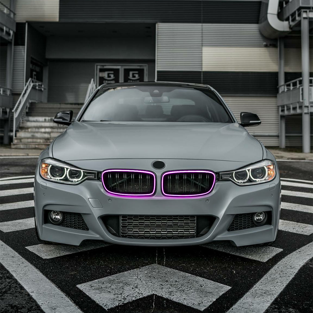 Modified front grille RGB lights for 2013-2018 BMW 3 series M3/F30
