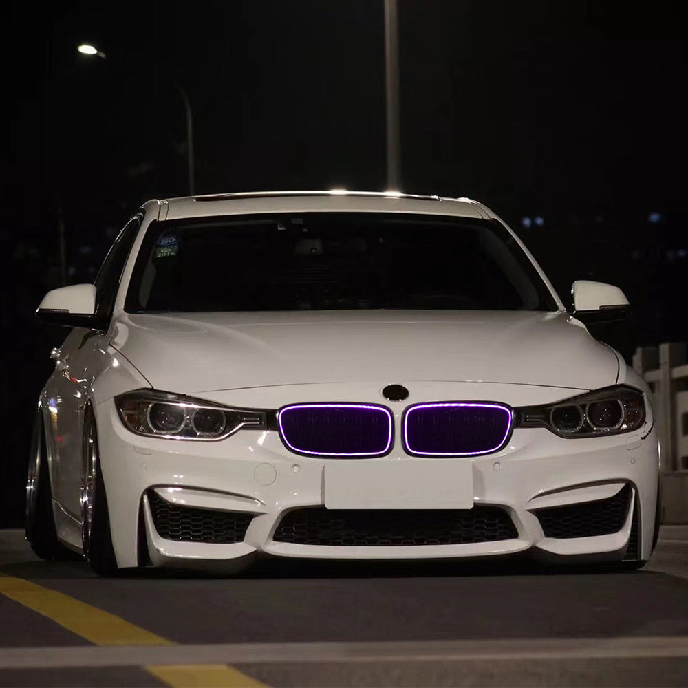 Modified front grille RGB lights for 2013-2018 BMW 3 series M3/F30