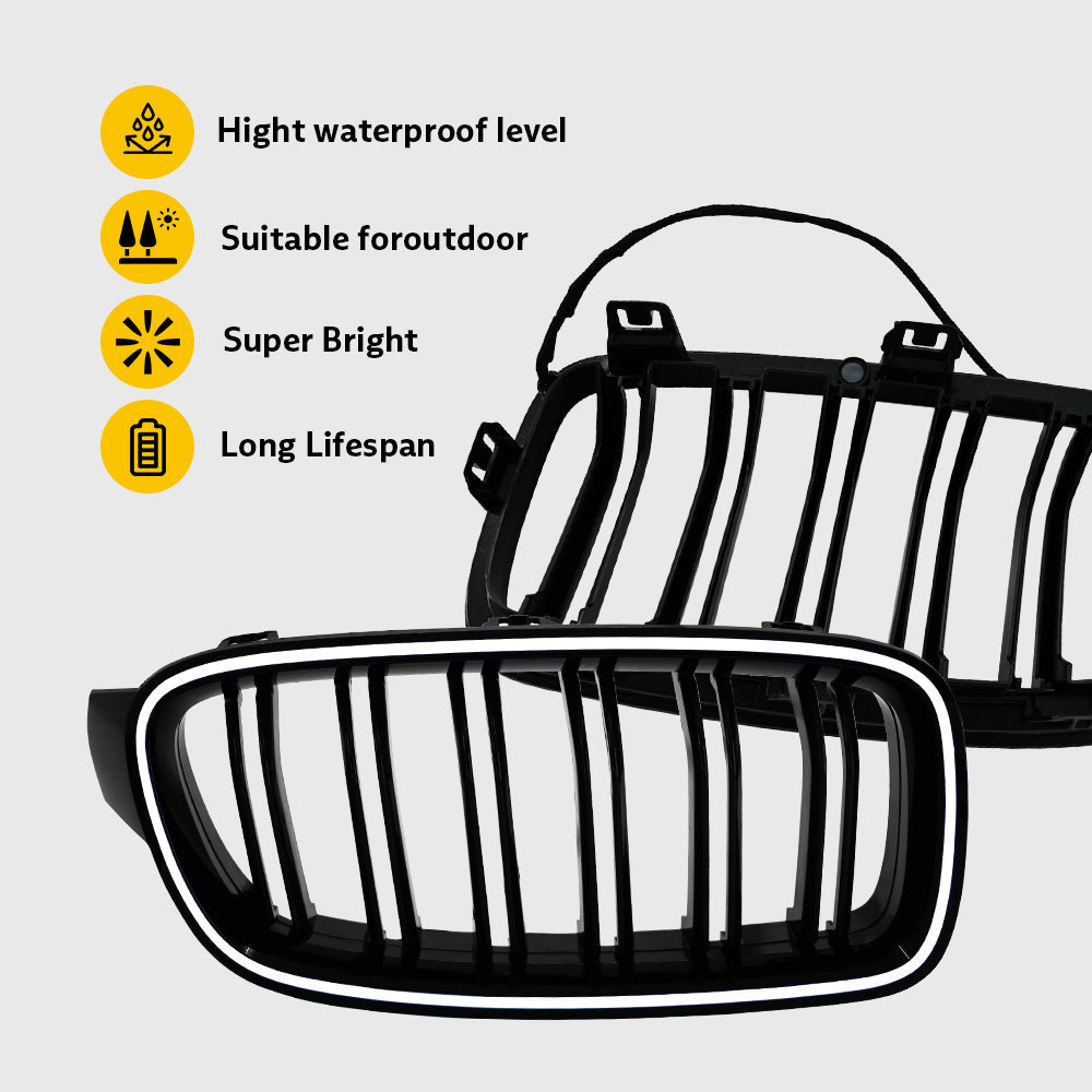 Modified front grille lights for 2013-2018 BMW 3 series/M3/F30/F35-BMW-TT-ABC