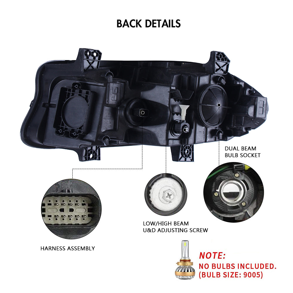 High Beam LED Headlights - RGB Color Changing - 9005 High Beam LED Headlights - RGB Color Changing - 9005