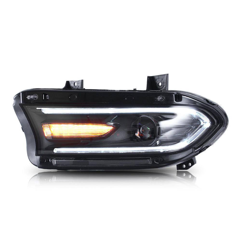 New LED Headlights High & Low Beam Headlight Assembly Replacement For Dodge Charger 2015-2020-Dodge-TT-ABC