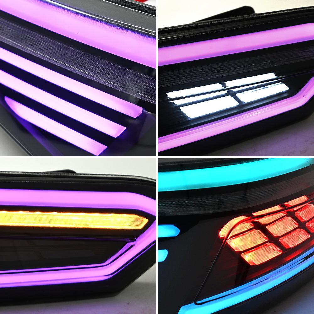 New RGB Tail Lights For 2018-2024 Toyota Camry 8th Gen Rear Lamp