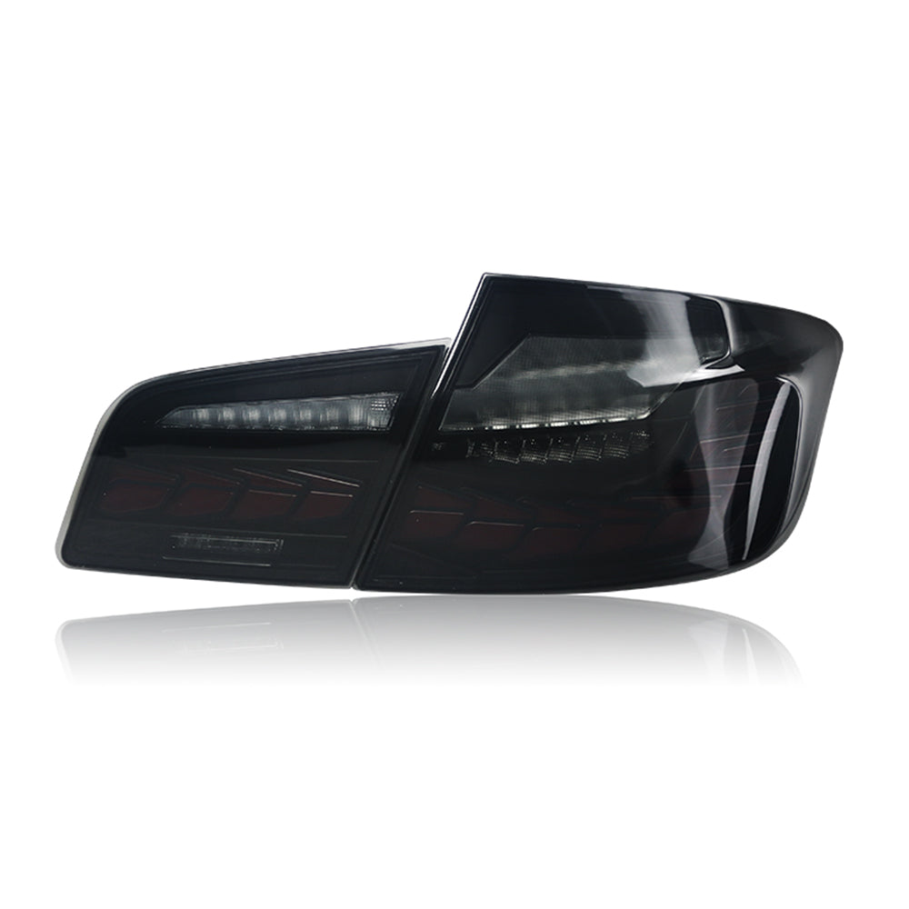 TT-ABC - New Tail Lights For BMW 5 Series F10 F18 Led Tail Lights (Smoked/Red)-BMW-TT-ABC-TT-ABC