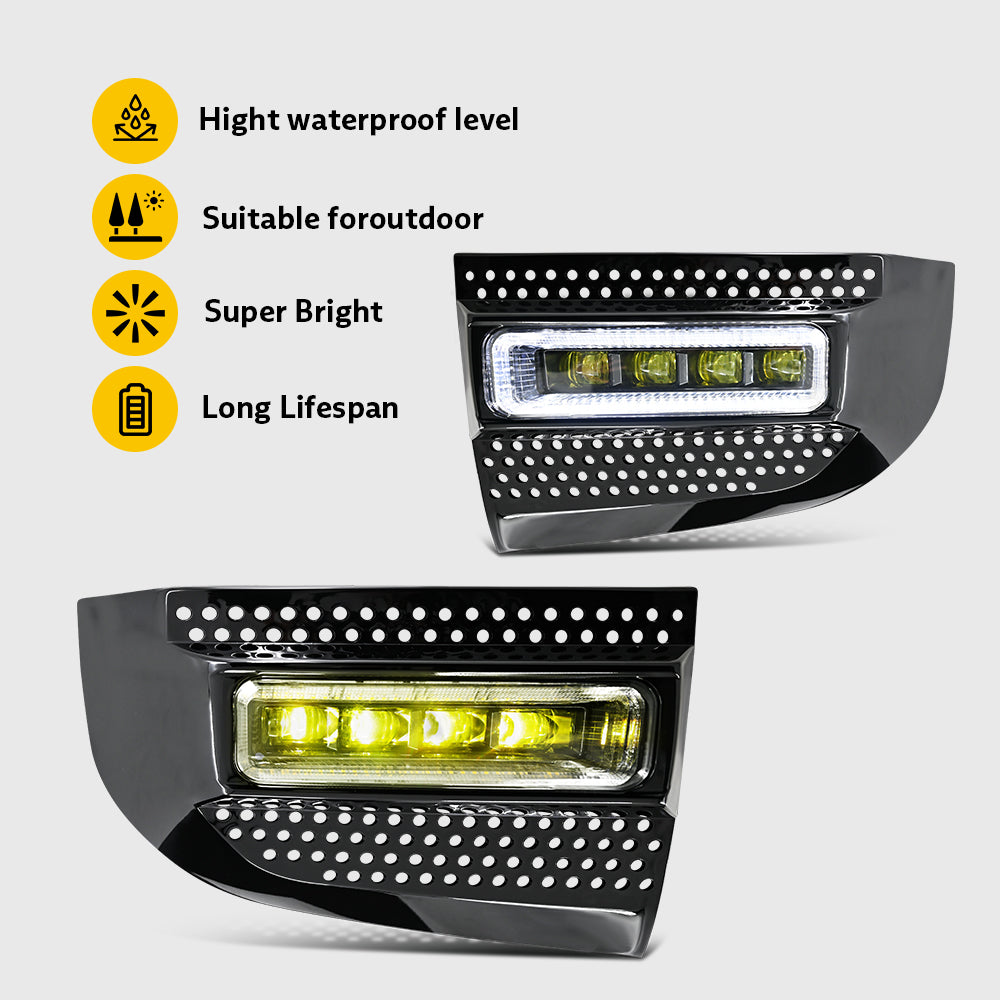 treeland製バックライト　ランドローバーディフェンダー90/110/130 Amazon | COOLDNA LED フロントフォグライト ランドローバー