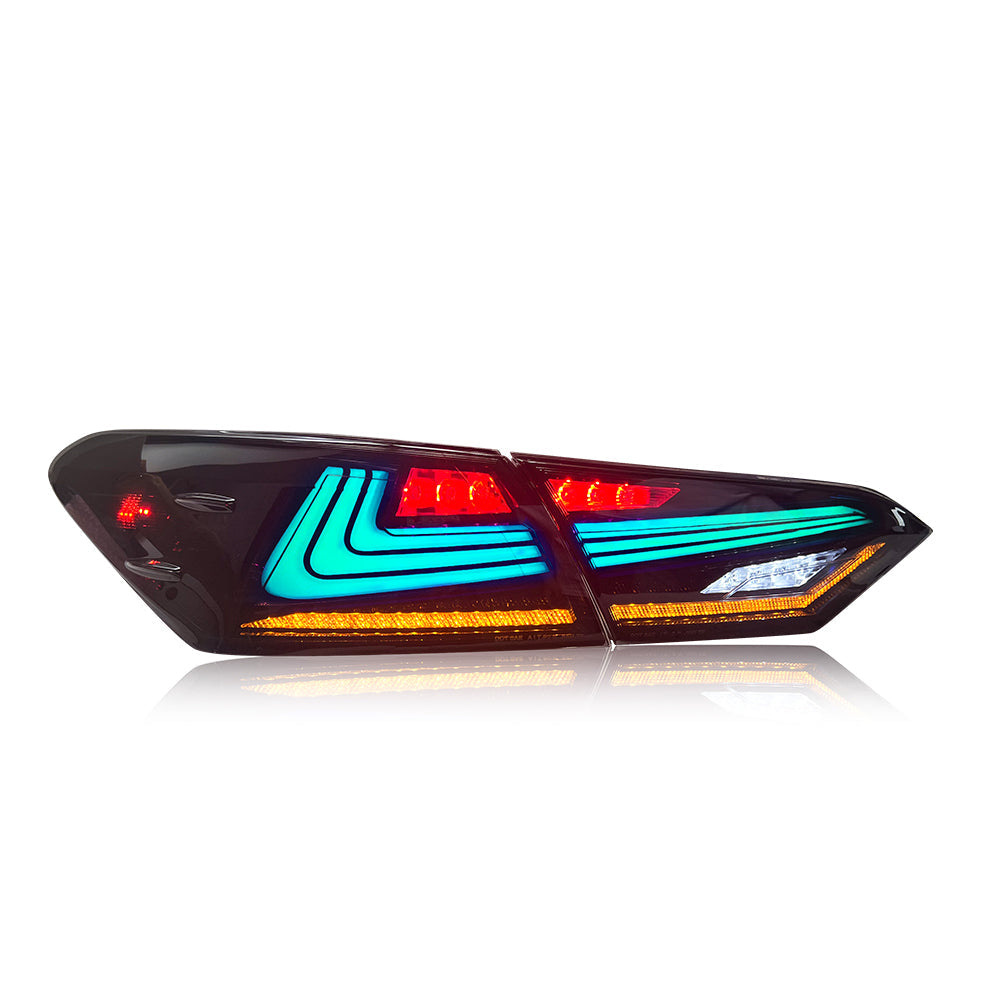 RGB Led Tail Lights For 2018-2024 Toyota Camry LE/SE/XLE/XSE/TRD-Toyota-TT-ABC