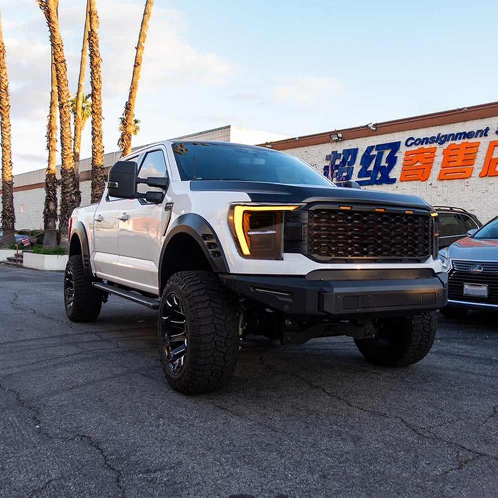 TT-ABC Full LED Headlights for 2022-2024 Ford F-150 F150 P702 14th Gen Front Lamps-Ford-TT-ABC