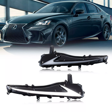 TT-ABC LED Daytime Running Light for 2014-2020 Lexus IS250 IS350 IS200t IS300 W/Start up Animation With Sequential Turn Signal-Lexus-TT-ABC