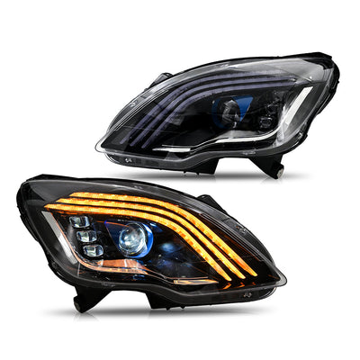 Phare LED TT-ABC pour Mercedes-Benz Classe R W251 (R300, R320, R350, R400, R500) -Amélioration du bloc optique avant (accessoires design Maybach) 