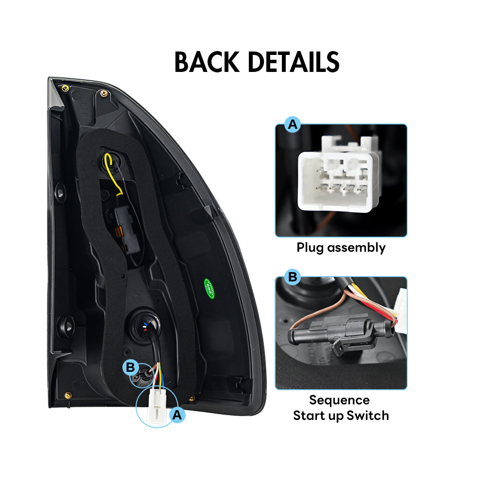 TT-ABC LED Tail Light For 2003-2009 Toyota Land Cruiser Prado