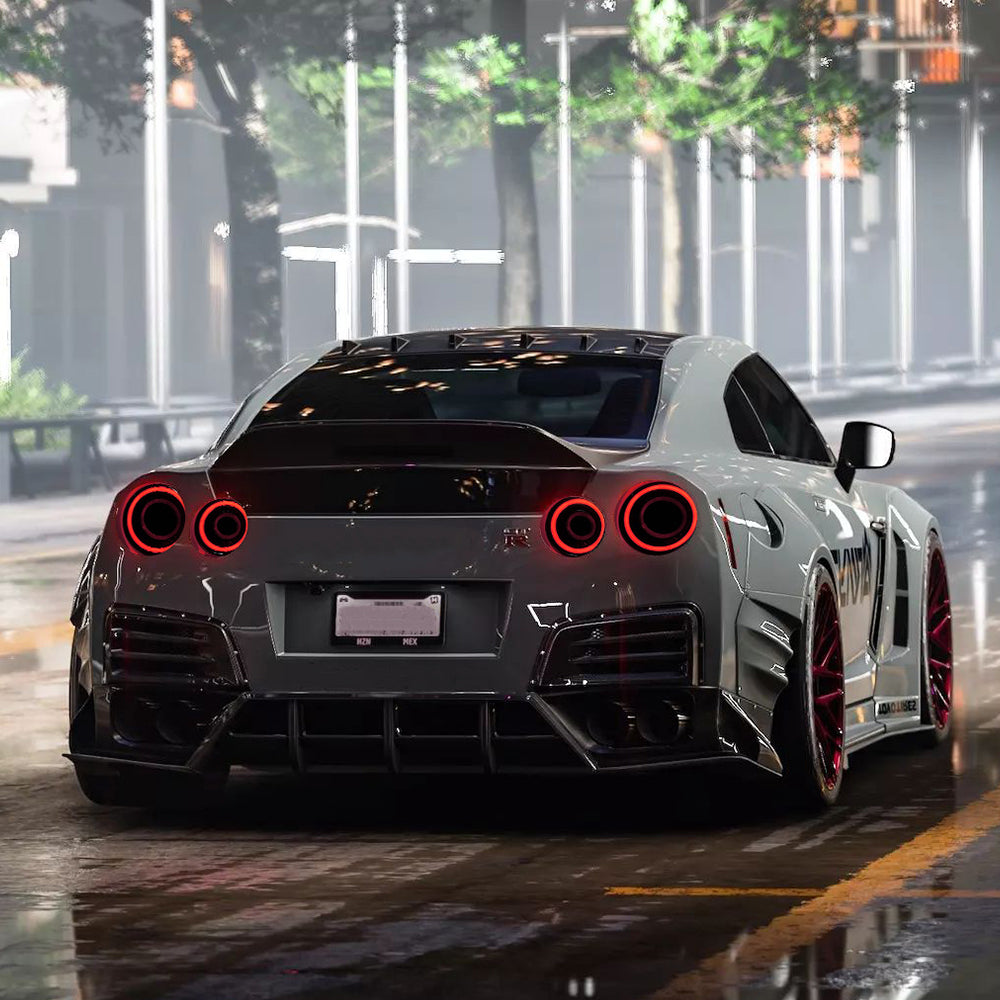 TT-ABC LED Tail Light For 2007-2017 Nissan GTR GT-R R35 Rear Lamps Ass