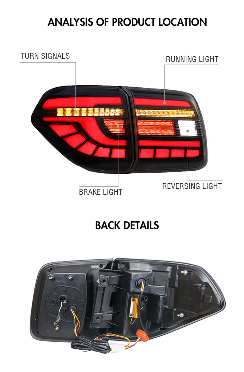 TT-ABC LED Tail Light For 2017-2020 Nissan Patrol Y62 Tail lights With Start-up Animation-Nissan-TT-ABC