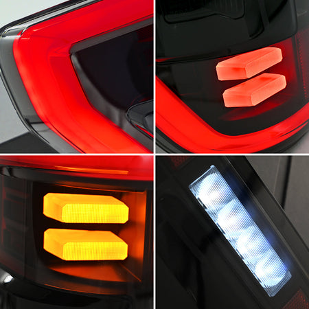 TT-ABC LED Tail Lights Assembly For Ford F-150 F150 XL STX 2022 2023 2024 Rear Lamps-Ford-TT-ABC