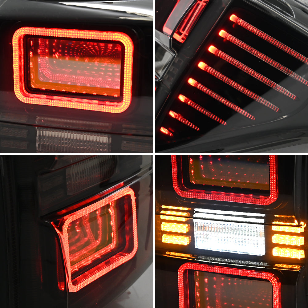 TT-ABC LED Tail Lights for Toyota 4Runner 2010-2023 [SR5,Trail,TRD,TRD Pro,Limited,Venture,Nightshade],w/3D Animation DRL/Sequential Turn Signal-4Runner-TT-ABC