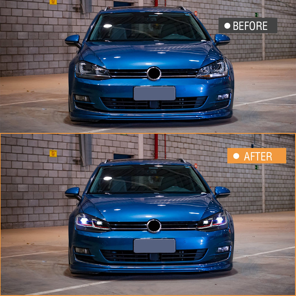 TT-ABC Led Headlight for 2015-2017 Volkswagen Golf 7 MK7 with dynamic