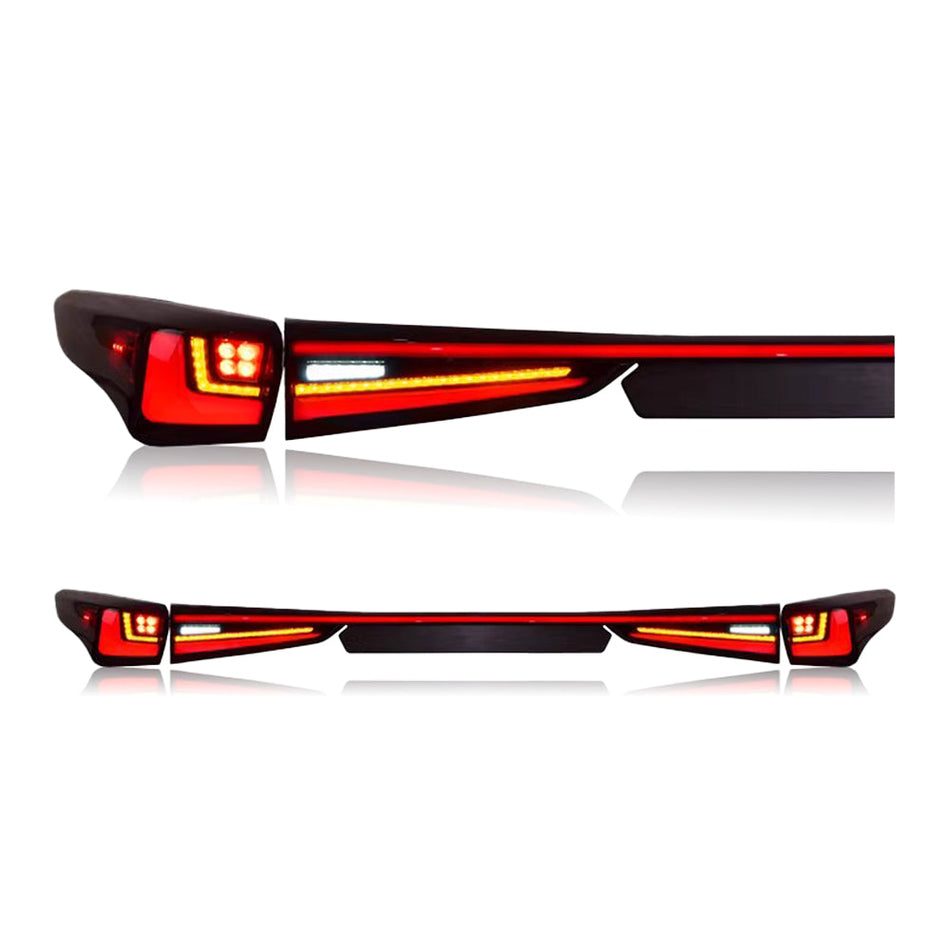 TT-ABC Led Tail Light For 2020-2024 Toyota Highlander Start Dynamic Breathing DRL Sequential Steering Signal Light