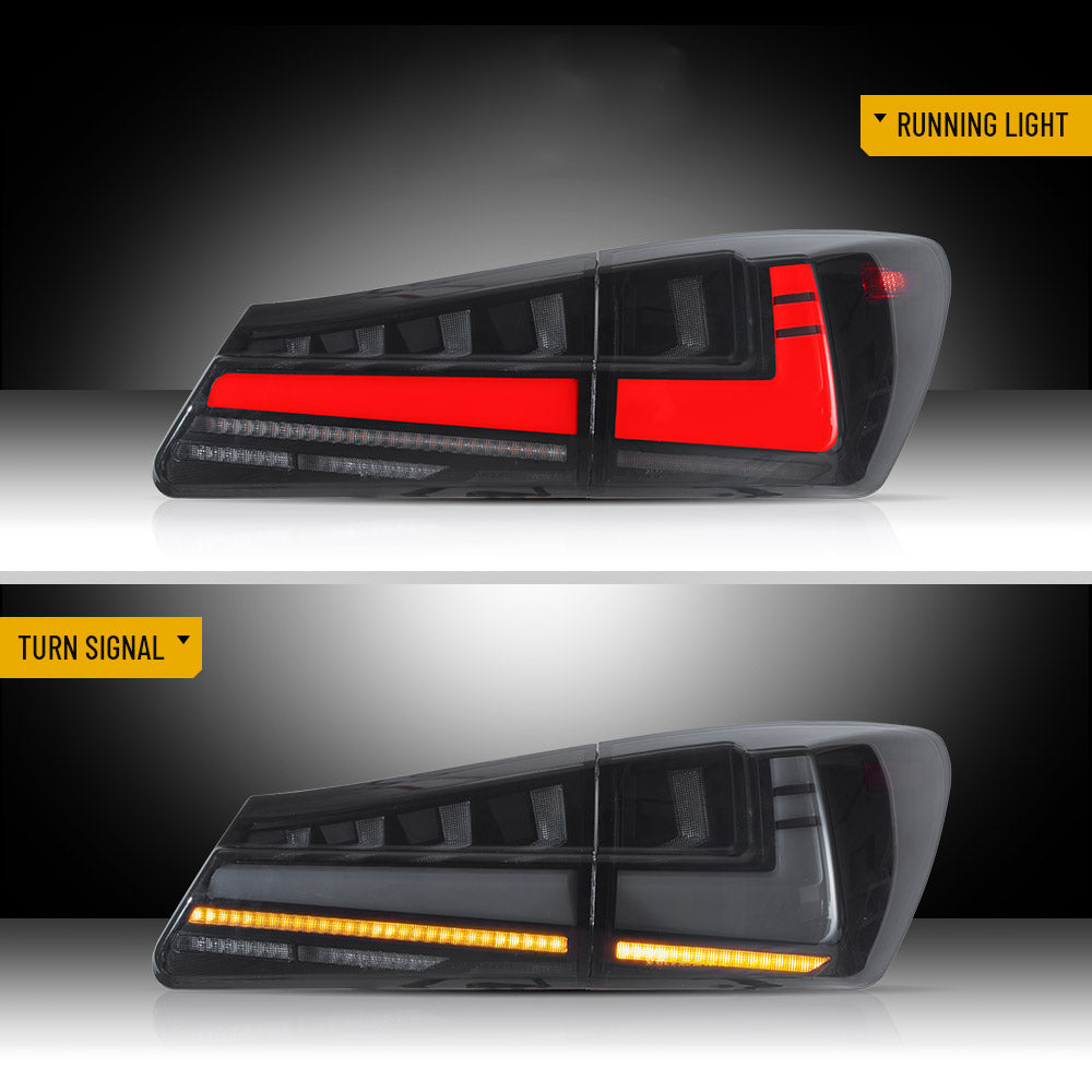 TT-ABC RGB Tail Light For 2006-2012 Lexus IS250 IS350 ISF LED Tail Light Sequential Signal Light-Lexus-TT-ABC