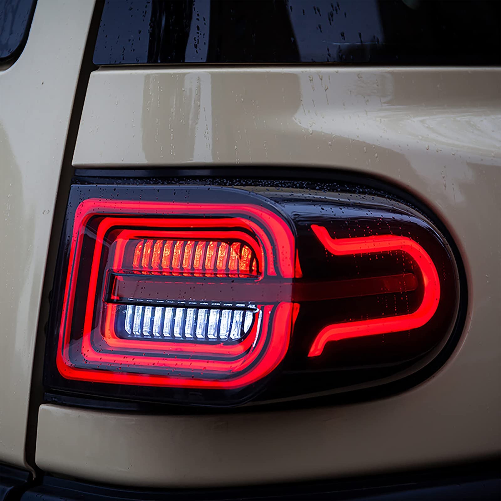 TT-ABC Smoked Tail Lights For 2007-2014 Toyota FJ Cruiser Rear Lamps Assembly-Toyota-TT-ABC