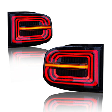 TT-ABC Smoked Tail Lights For 2007-2014 Toyota FJ Cruiser Rear Lamps Assembly-Toyota-TT-ABC