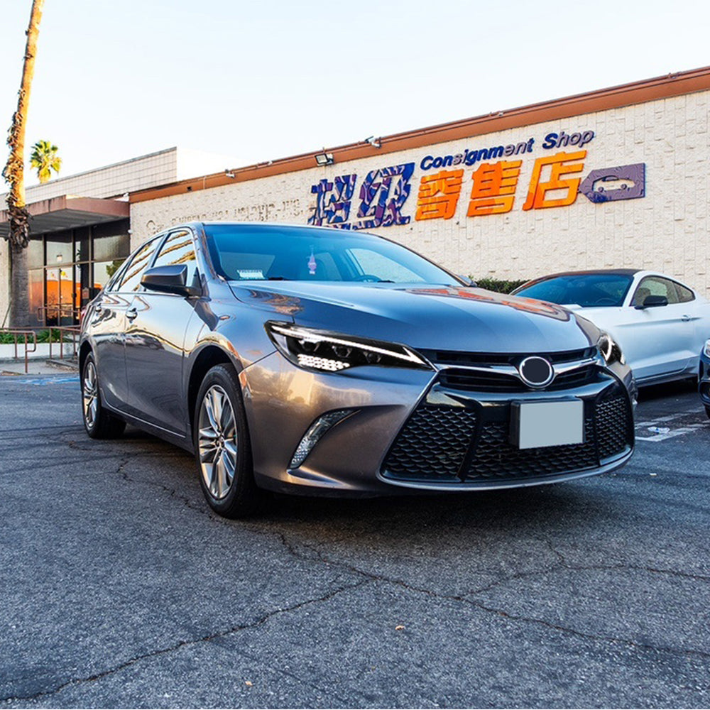 Triple Beam LED Headlamps for 2015-2017 Toyota Camry 7th Gen LE SE