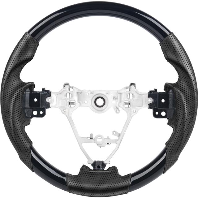 2013-2018 Toyota RAV4 With Black Perforated leather Steering Wheel