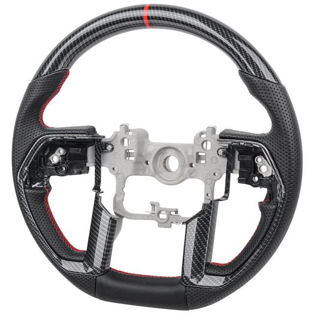 Carbon Fiber Hydro Dip Steering Wheel for 2023+ Toyota Tundra/2024+ Tacoma 4th Gen/2023+ Sequoia