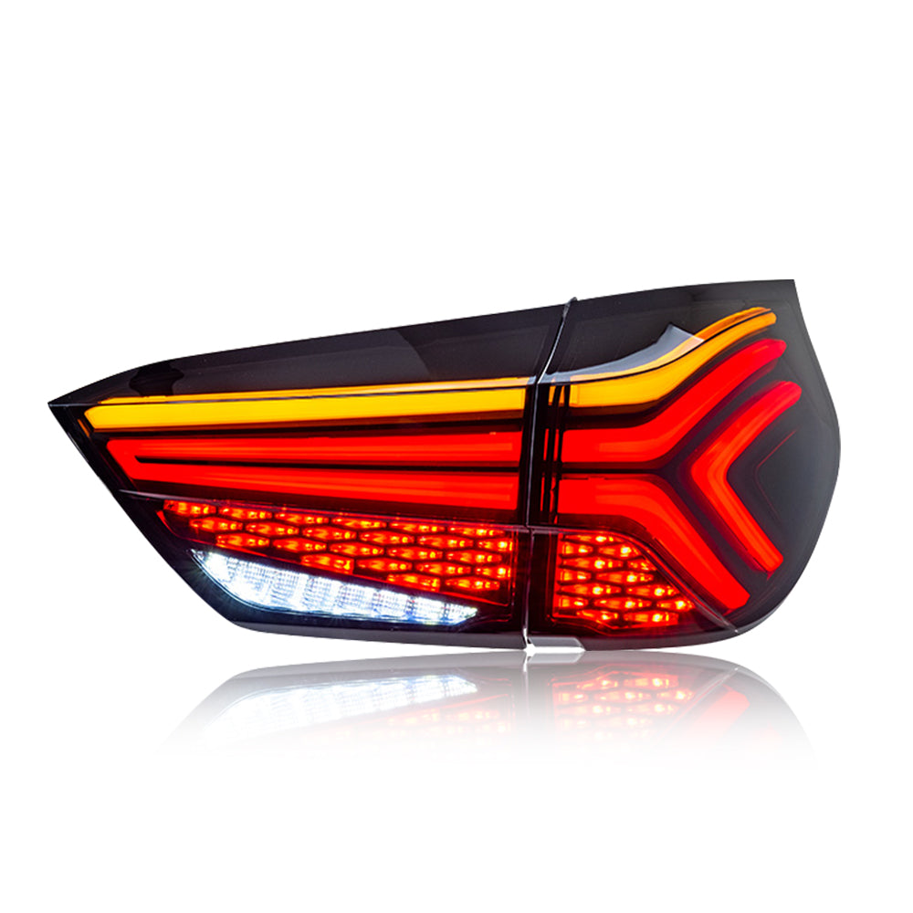 Para el ensamblaje de luces traseras LED ahumadas Honda Fit Jazz 2021