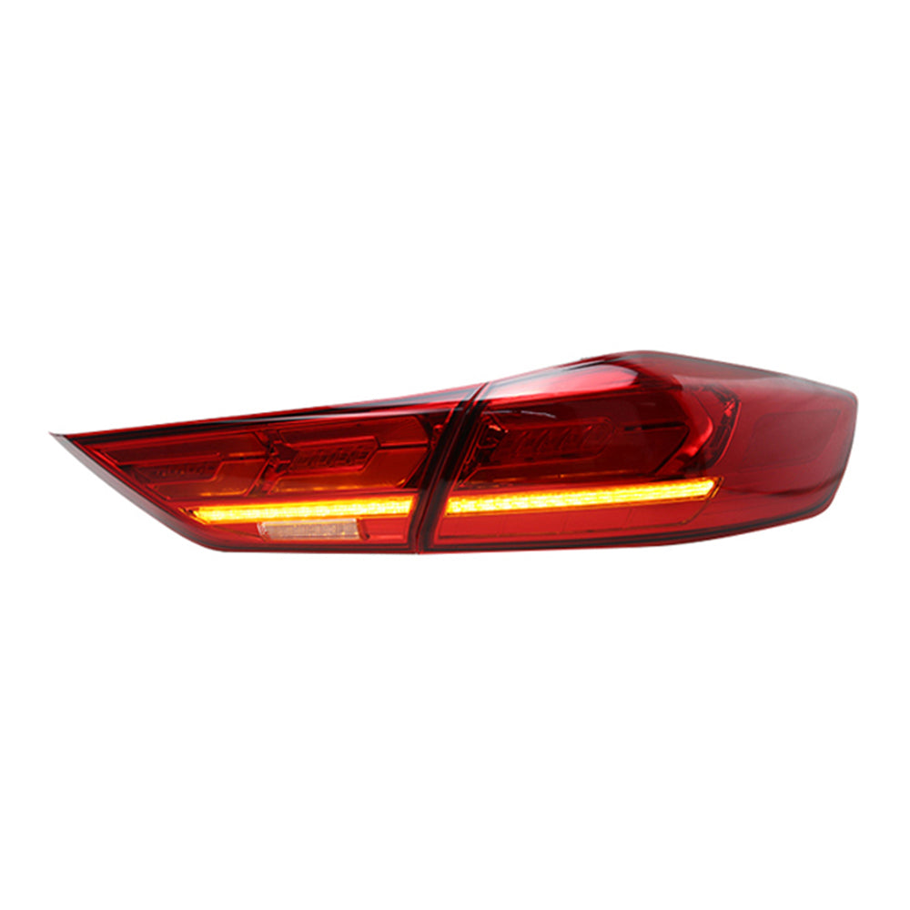 TT-ABC - LED Tail Lights For Hyundai Elantra 2015-2018 Start-up Animation Sequential Breathing Turn Signal Replace(Smoked/Red)-Hyundai-TT-ABC-Red-61*56*19.5-TT-ABC