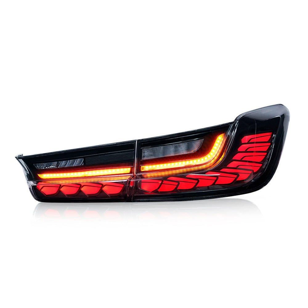 TT-ABC -LED Tail Lights For 2019-2022 BMW G20 G80 M3 3 Series Red Start Up Animation-BMW-TT-ABC-76*47*19-Smoked-TT-ABC