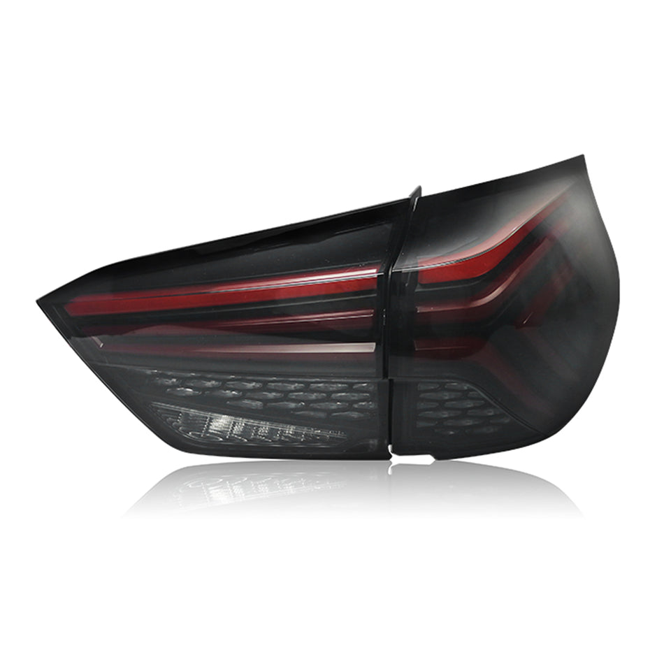 For 2021 Honda Fit Jazz Smoked Led Tail Lights Assembly
