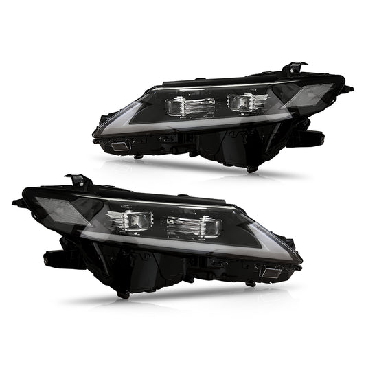 TT-ABC - New Headlights Assembly Compatible For LE SE XLE XSE 2018-2022 Toyota Camry LED Headlights with Sequential Turn