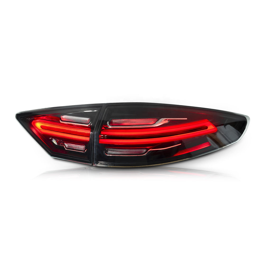 TT-ABC - LED Tail Lights For 2013-2016 Ford Fusion Mondeo Assembly Start-up Animation (Smoked/Red)-Ford-TT-ABC-58*43*21-Smoked-TT-ABC