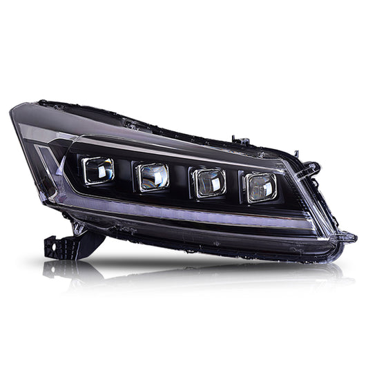 TT-ABC - LED Headlights For Honda Accord 2008-2012 DRL Sequential Turn Signal Front Lamp-Honda-TT-ABC-84*47*37.5-TT-ABC