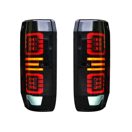 TT-ABC - LED Tail Lights For Toyota Land Cruiser LC76 1984-2021 Rear Lamp Assembly (Smoked/Red)-Toyota-TT-ABC-40*17*36-Smoke-TT-ABC