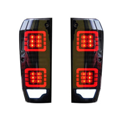 TT-ABC - LED Tail Lights For Toyota Land Cruiser LC76 1984-2021 Rear Lamp Assembly (Smoked/Red)-Toyota-TT-ABC-TT-ABC