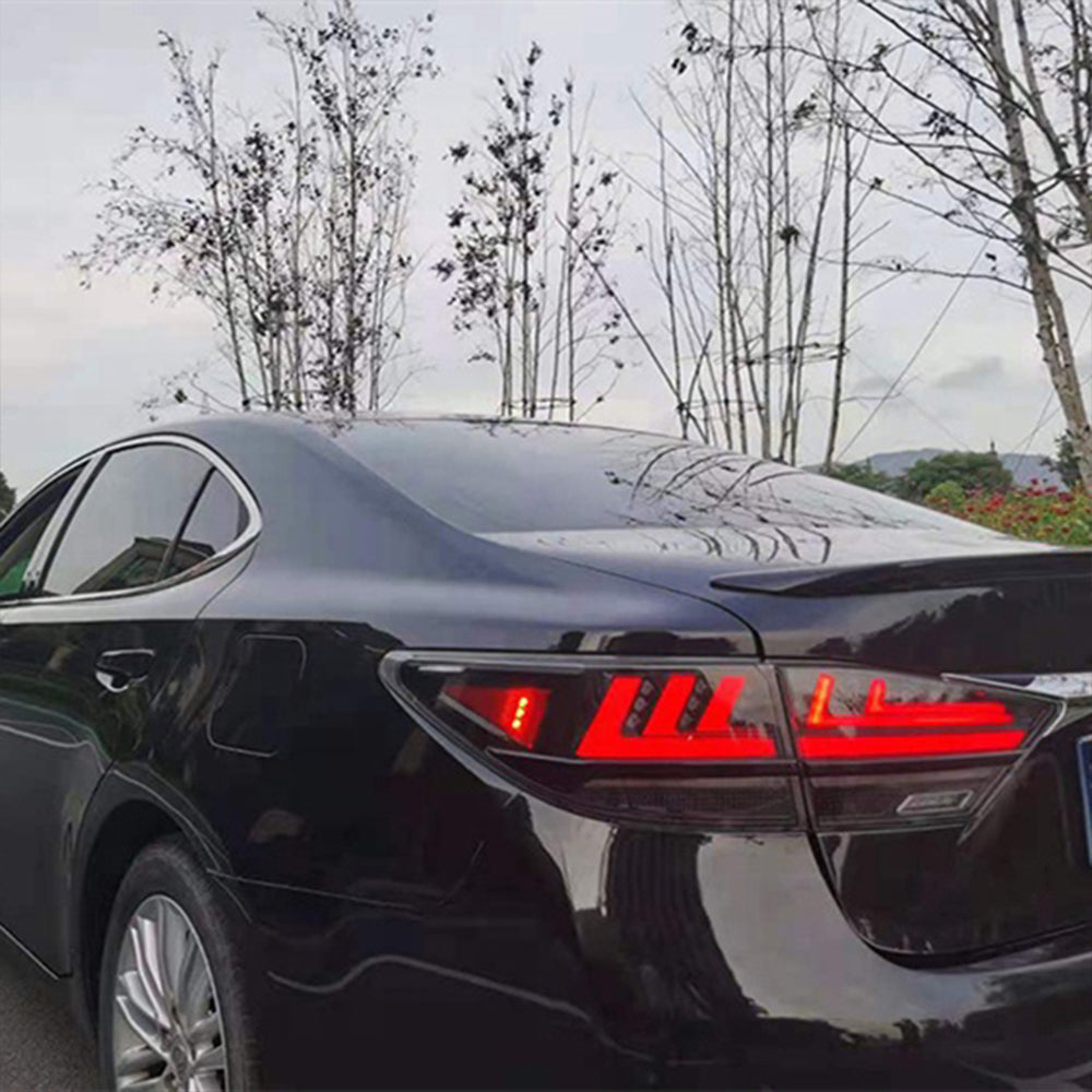 TT-ABC - Tail Lights For 2013-2018 Lexus ES350 ES300h Start-up Animation (Somked/Red)-Lexus-TT-ABC-TT-ABC