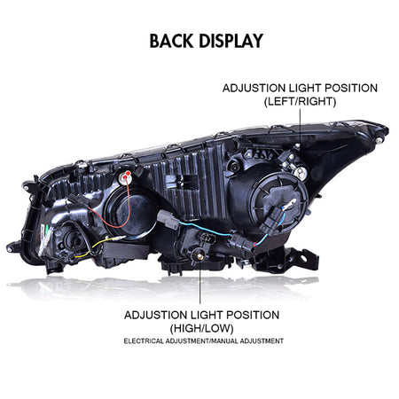 TT-ABC - LED Headlights For Honda Accord 2008-2012 DRL Sequential Turn Signal Front Lamp-Honda-TT-ABC-84*47*37.5-TT-ABC