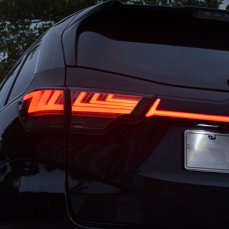 TT-ABC - Led Tail Lights For Toyota Highlander 2014-2019 (Smoked/Red)-Toyota-TT-ABC-TT-ABC