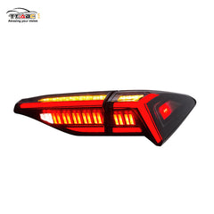 TT-ABC - Tail Lights for Toyota Avalon 2019 2020 2021 LED DRL Modified Lamp Car Light Assembly (SMOKE-with Spoiler Lights)-Toyota-TT-ABC-81.5*40*21-red-TT-ABC