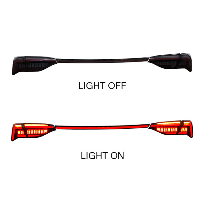 TT-ABC - Tail Lights for Toyota Avalon 2019 2020 2021 LED DRL Modified Lamp Car Light Assembly (SMOKE-with Spoiler Lights)-Toyota-TT-ABC-TT-ABC