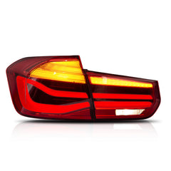 TT-ABC - LED Sequential Tail Lights For BMW F30 F35 320i 328i 335i 2013-2018 (Smoked/Red)-BMW-TT-ABC-Red-TT-ABC