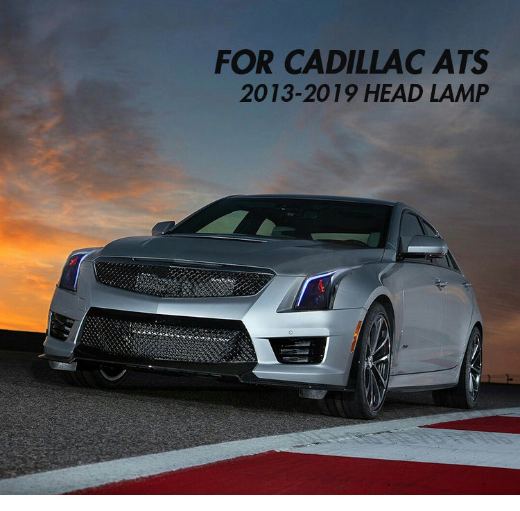 TT-ABC - Led Headlights For 2013-2019 Cadillac ATS ATS-L-Cadillac-TT-ABC-74*47*35-TT-ABC