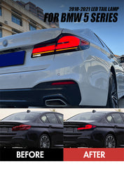 TT-ABC -For 2018-2022 BMW 5-Series G30 G38 GTS OLED Style Tail Lights-BMW-TT-ABC-TT-ABC