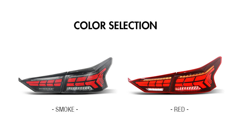 TT-ABC - LED Tail Lights Fit For 2019-2021 Nissan Altima Start-up Animation(Smoke/Red)-Nissan-TT-ABC-TT-ABC